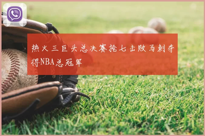 热火三巨头总决赛抢七击败马刺夺得NBA总冠军